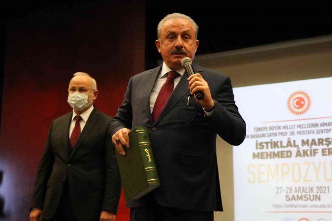 Meclis Başkanı Şentop: “İ̇stiklal Marşı Milletimizin Ortak Dilidir"