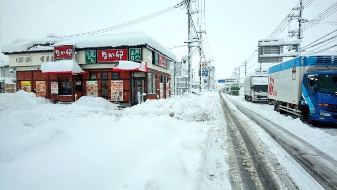 Japonya’da Şiddetli Kar Yağışı Hayatı Olumsuz Etkiledi