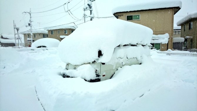 Japonya’da Şiddetli Kar Yağışı Hayatı Olumsuz Etkiledi