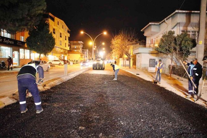 Akşemsettin Caddesi Asfaltlandı