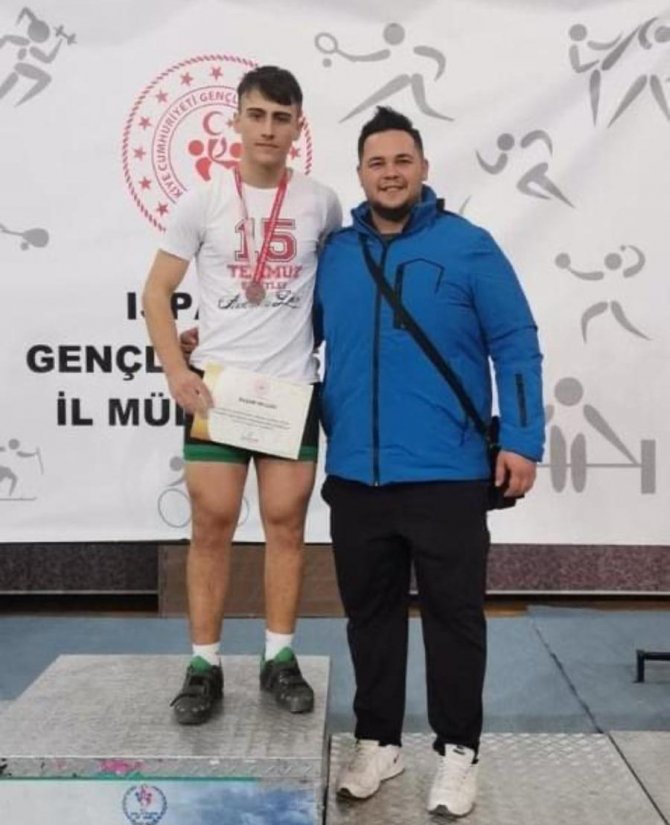 Denizlili Halterci Şampiyonada 3. Oldu