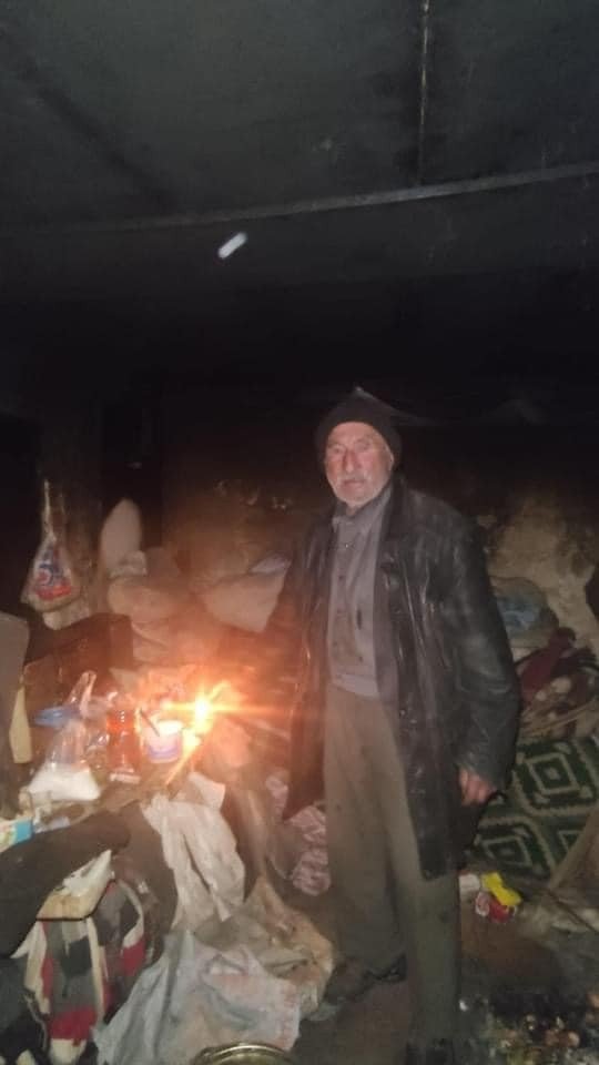 Virane Evde Yaşayan Yaşlı Adam Otele Yerleştirildi