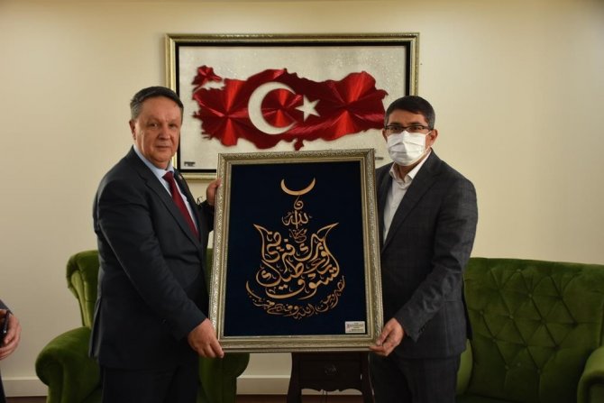 Başkan Çelik Bbp Heyetini Ağırladı