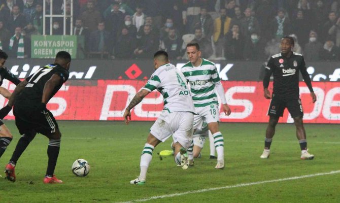 Spor Toto Süper Lig: Konyaspor: 1 - Beşiktaş: 0 (Maç Sonucu)