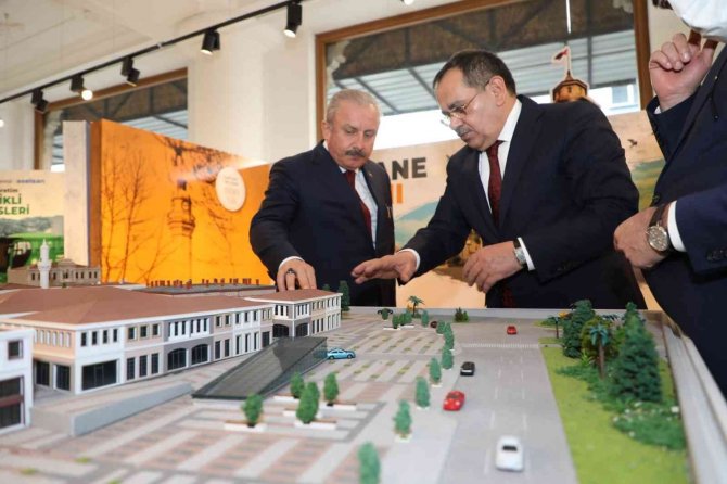 Tbmm Başkanı Şentop, Saathane Meydanı Projesini İnceledi