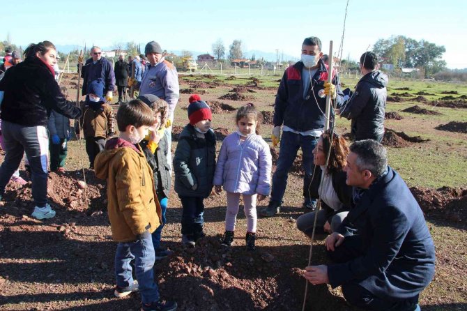Döşemealtı’nda 17 Bin Fidan Toprakla Buluştu