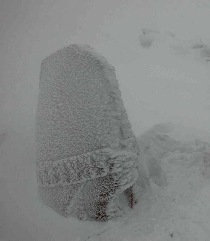 Nemrut Dağı Buz Tuttu