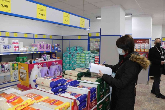 Yozgat’ta Marketlere Fahiş Fiyat Denetimi