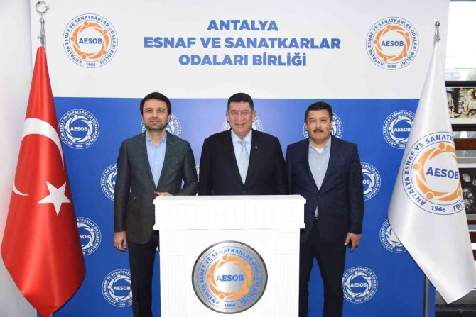 Aesob Başkanı Dere: “Esnafın Yararına Alınan Her Kararda Antalya Öncülük Etti”