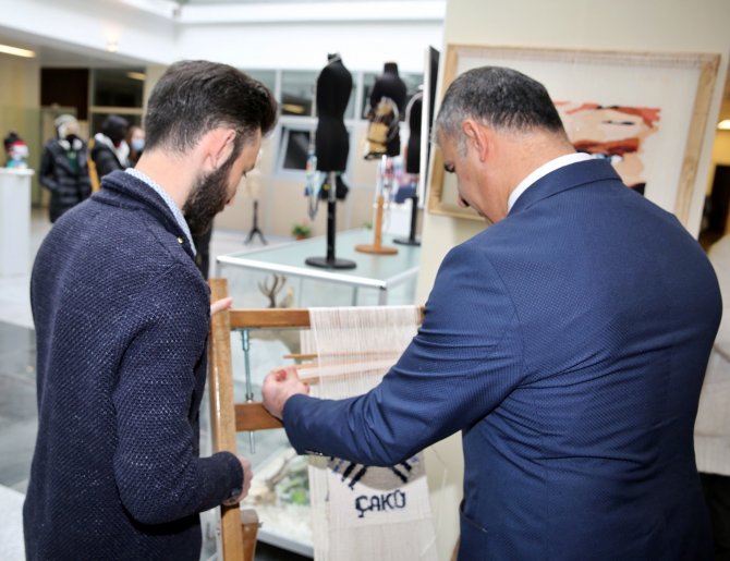 Çakü’de Yılsonu Dokuma Sergisi Açıldı