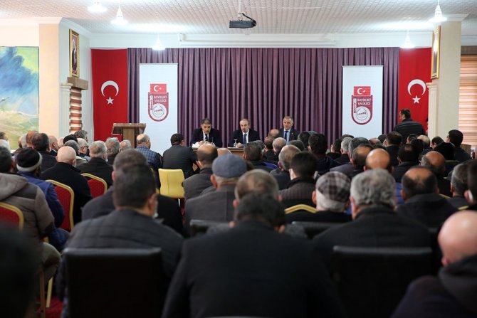 Vali Epcim, Muhtarlarla Bir Araya Geldi