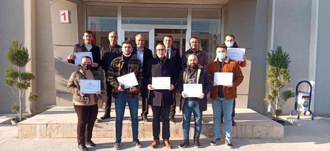 Denizli Osb’de Mesleki Gelişim Eğitimini Tamamlayanlar Sertifikalarını Aldı