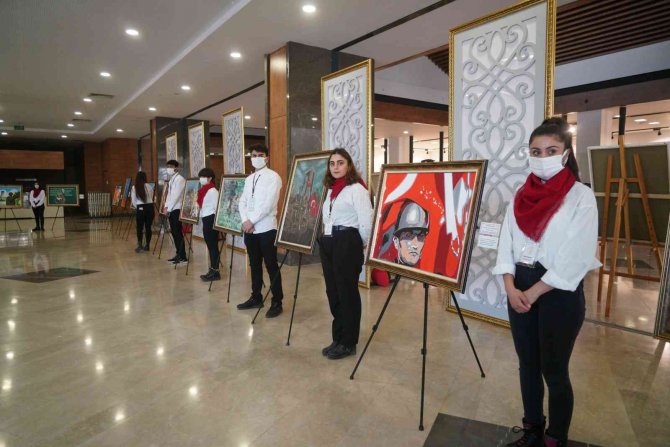 Diyarbakır’da “10 Kıta Bir Resim Bu Vatan İ̇lelebet Bizim” Resim Sergisi Açıldı