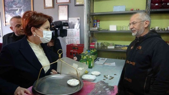 Maaşını Sorduğu Esnaftan Akşener’e Tokat Gibi Cevap