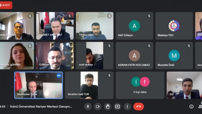 Kariyer Merkezi Danışma Kurulu’nun İlk Toplantısı Yapıldı