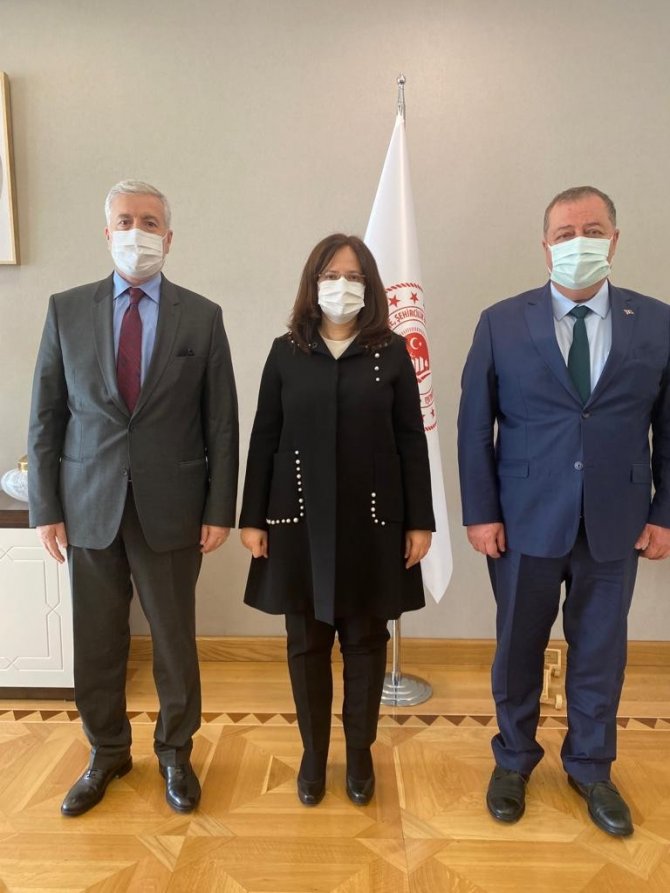 Başkan Ramazan, Ankara’da Temaslarda Bulundu