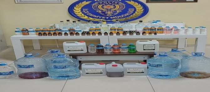 Samsun’da Sahte Alkol Operasyonu: 1 Gözaltı