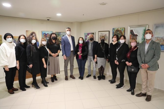Başkan Gökhan Yüksel ‘Yeni Yıla Merhaba’ Sergisi’nin Açılışını Yaptı