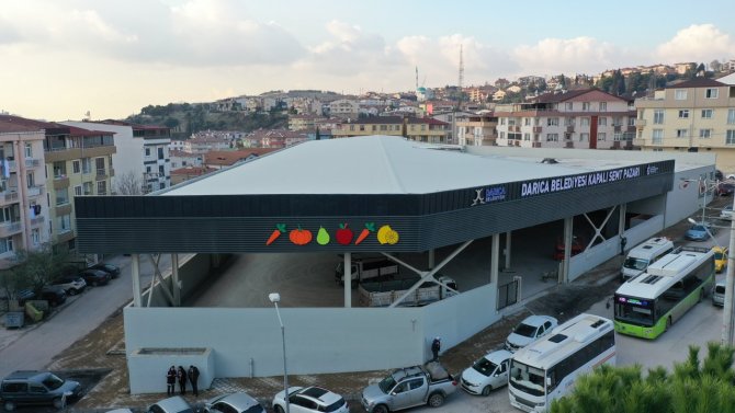 Darıca’nin İlk Kapalı Pazar Yeri Açılışa Hazır