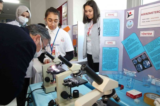 Hacılar’da Tübi̇tak Bilim Fuarı’na Büyük İlgi