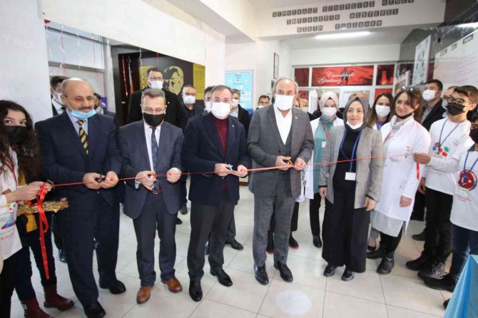 Hacılar’da Tübi̇tak Bilim Fuarı’na Büyük İlgi