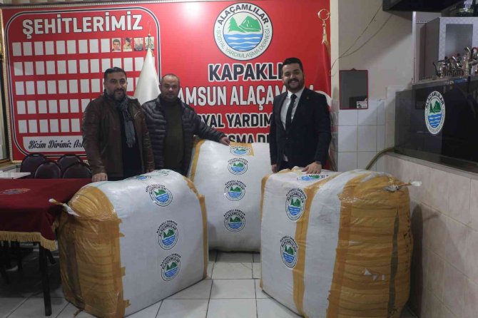 Tekirdağ’dan Samsun’a “Minik Kalpler Üşümesin” Kampanyası