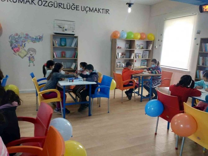 Karpuzlu’daki Kütüphanelerin Açılışı Yapıldı