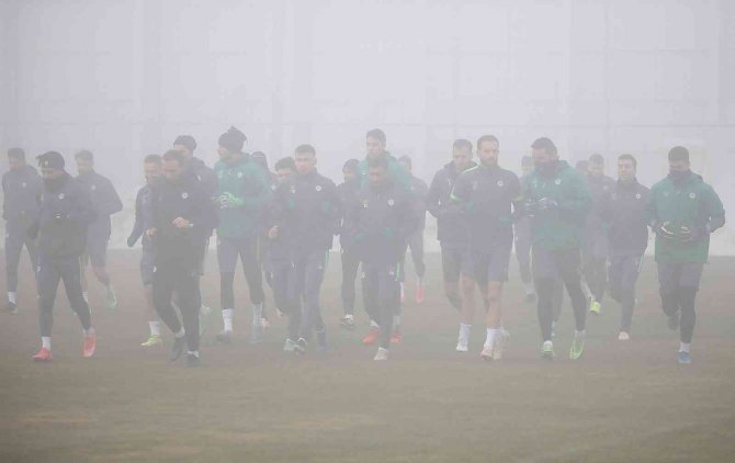 Konyaspor, Ümraniyespor Maçı Hazırlıklarını Tamamladı