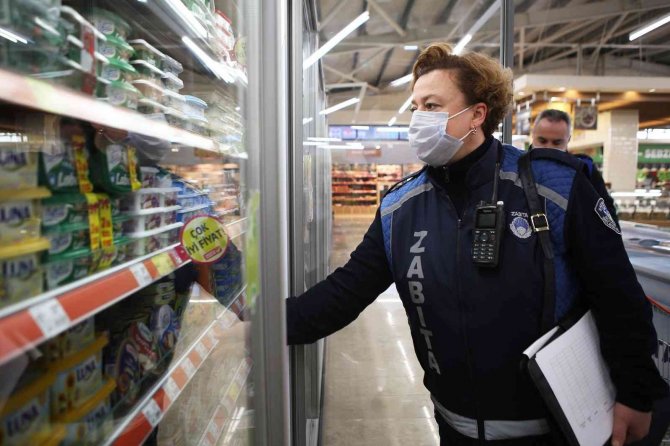 Büyükşehir’den Marketlere Yılbaşı Denetimi