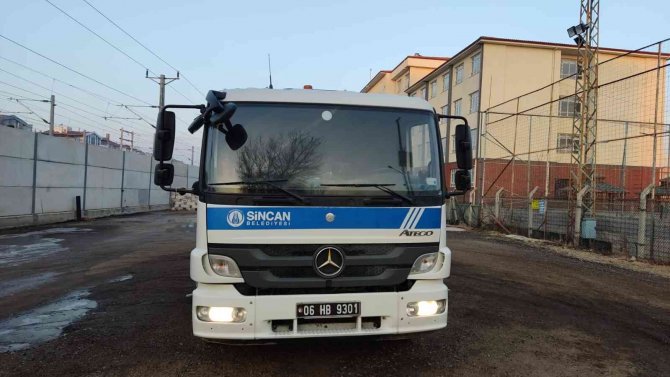 Sincan Belediyesi Temizlik Araçları 2022’ye Hazır