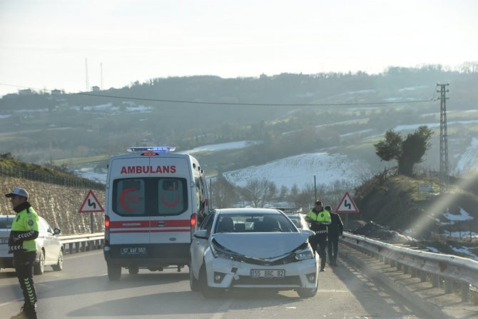 Sinop’ta Trafik Kazası