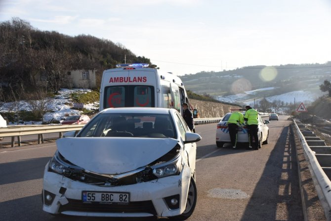 Sinop’ta Trafik Kazası