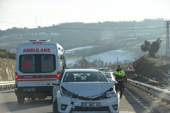 Sinop’ta Trafik Kazası