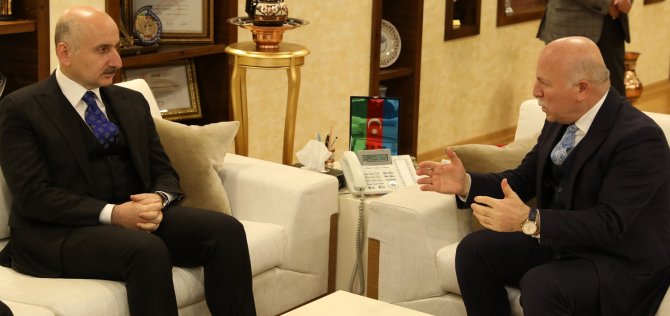 Ulaştırma Ve Altyapı Bakanı Karaismailoğlu’ndan Büyükşehir’e Ziyaret