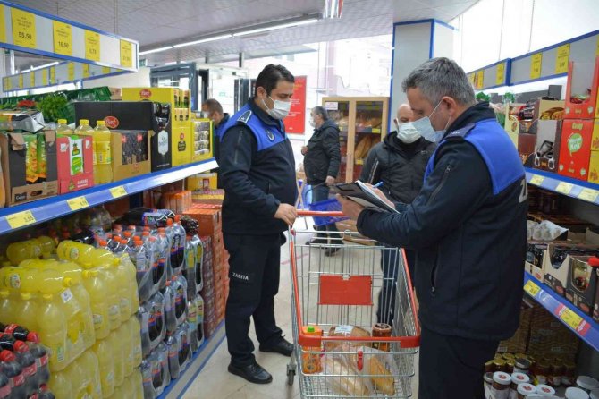 Fahiş Fiyat Denetiminde 4 Markete Tutanak Tutuldu