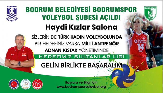 Bodrumspor Voleybol Şubesi Kuruldu