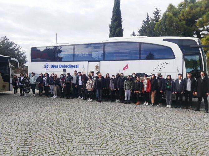 Biga’lı Öğrenciler Çanakkale Şehitliğini Gezdi