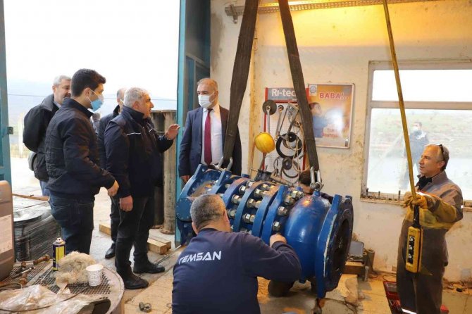 Ergani Pompa İ̇stasyonu’nda Yenileme Ve Bakım Çalışması Yapıldı