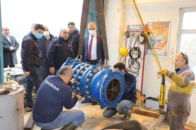 Ergani Pompa İ̇stasyonu’nda Yenileme Ve Bakım Çalışması Yapıldı