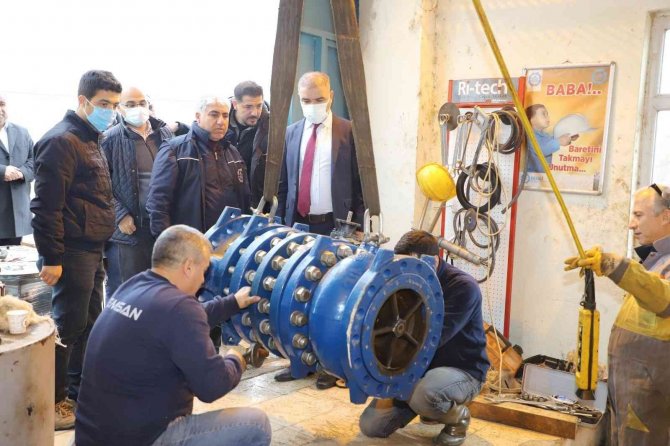Ergani Pompa İ̇stasyonu’nda Yenileme Ve Bakım Çalışması Yapıldı