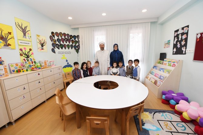 Diyanet İ̇şleri Başkanı Prof. Dr. Ali Erbaş :“4-6 Yaş Kur’an Kurslarımızda Değerlerimizi, Temel Dini Vecibeleri Öğretiyoruz”