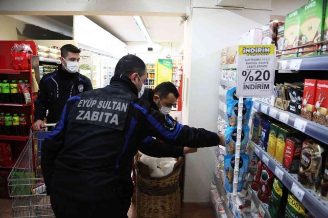 Eyüpsultan’da Marketlere Yönelik Fahiş Fiyat Denetimi Yapıldı