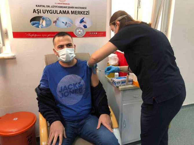 Kartal’da Yerli Aşı Turkovac Uygulanmaya Başladı