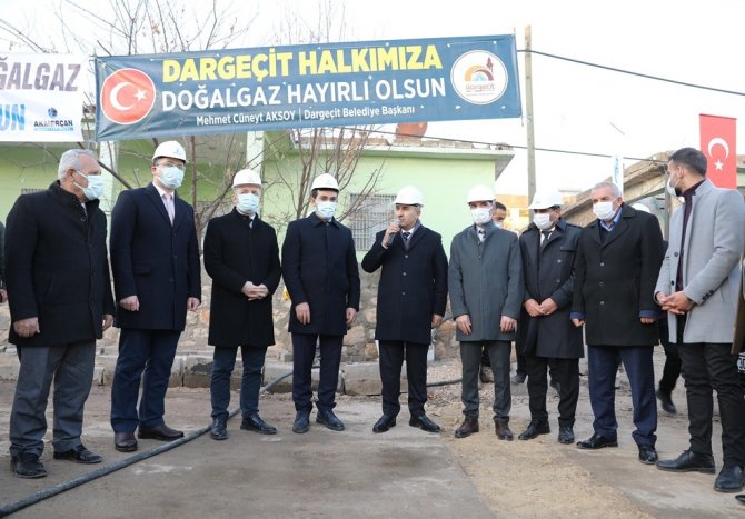 Dargeçit Doğalgaza Kavuştu