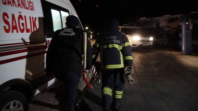 Ordu’da Rüzgarın Etkisiyle Ağaca Takılan Paraşütçü Kurtarıldı