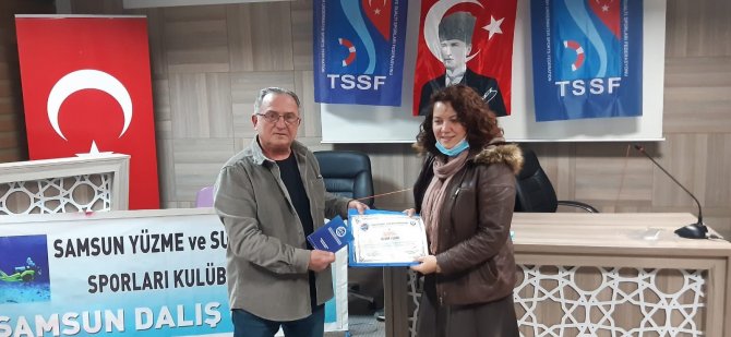 Samsun’da Eğitimi Tamamlayan 20 Dalgıç Belge Aldı
