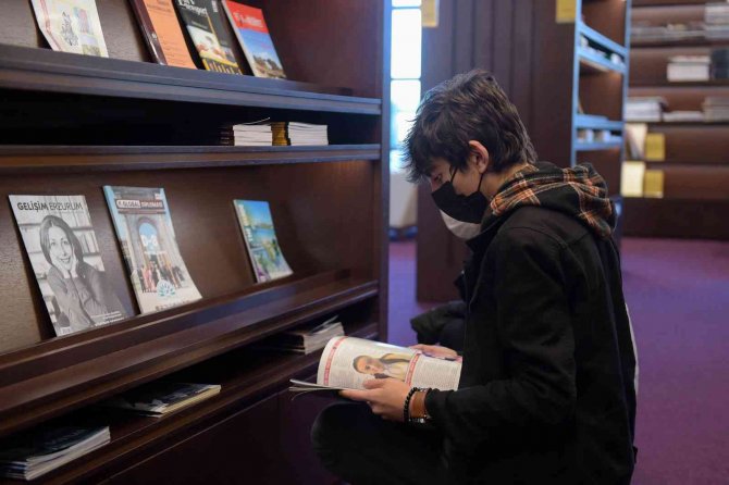 Altındağlı Gençler Millet Kütüphanesi’nde
