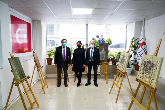 Başkan Şahin ‘Serüven’ İsimli Serginin Açılışını Gerçekleştirdi