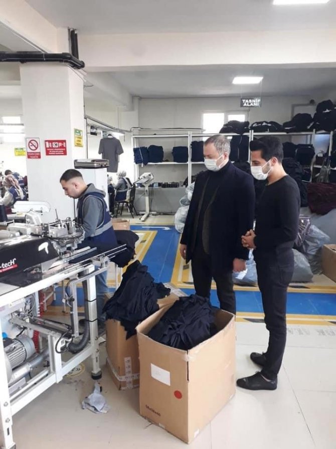 Kaymakam Yelek’ten Tekstil Atölyesine Ziyaret