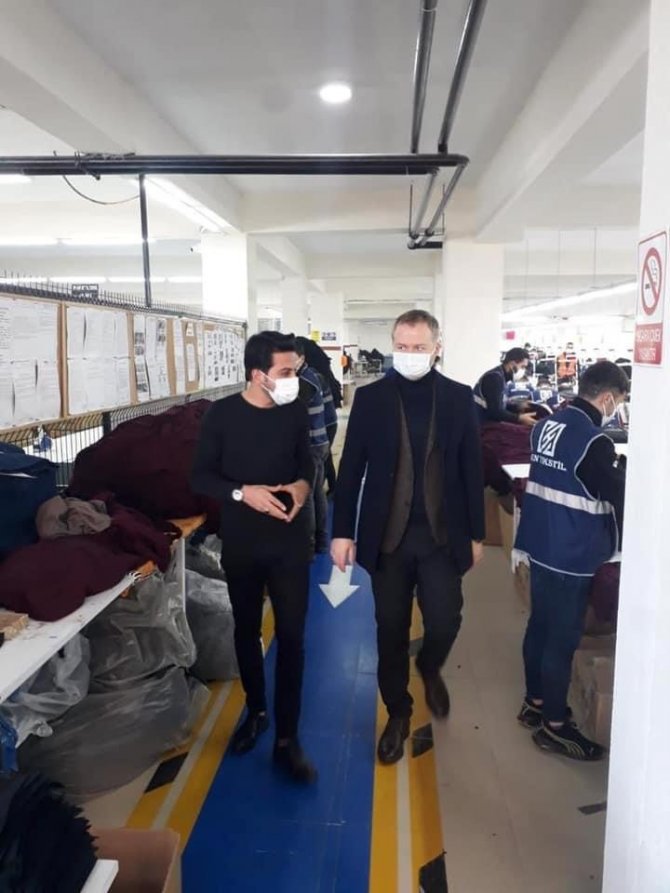 Kaymakam Yelek’ten Tekstil Atölyesine Ziyaret